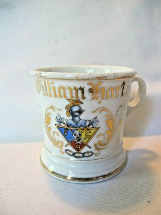 Antique Vintage Personalized Shaving Mug Limoges France
