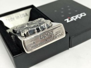 Rare ZIPPO 1998 Limited Edition GODZILLA 3D Footprint Lighter No.  0065 7