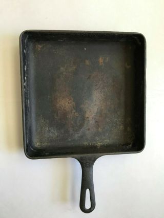 Square Griswold Erie Pa.  Cast Iron 8 Skillet No.  2108