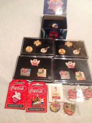 20 Coca - Cola Pins