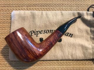 Kay Nielsen,  Freehand 9 Mm Filter,  Straight Grained Briar,  Hand Made In Denmark