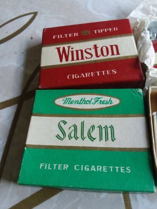 Vintage Winston & Salem Lighter W/Boxes 2