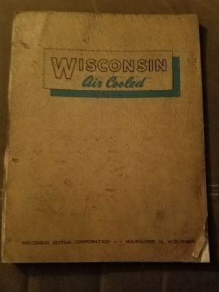 Wisconsin AIR COOLED Heavy Duty Engines Models VE4 Instruction Book & Parts List 3
