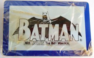 Vintage Batman Robin The Boy Wonder Playing Cards Comics Box