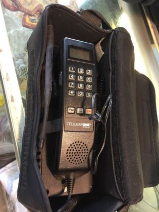 Vintage Motorola Scn2286a Cellular One Bag Phone Mobile Cell Car