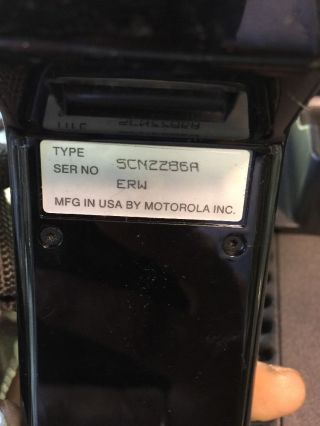 Vintage Motorola SCN2286A Cellular One Bag Phone Mobile Cell Car 4
