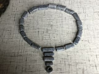 Mississippian Soapstone/ Steatite Beads 23 Hand Carved In Misc Sizes