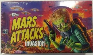 2013 Topps Mars Attacks Invasion Factory Hobby Box