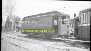 Springfield Street Railway Co Work Car 880 At The Hooker Street Yard 1930 