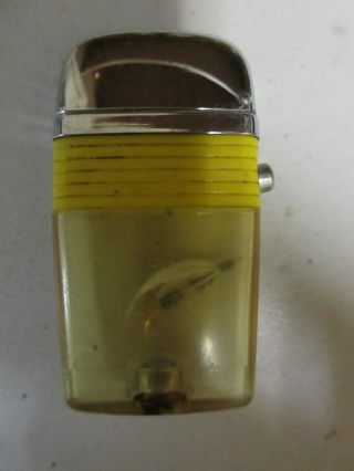 Vintage Scripto Vu - Lighter - Fly Fishing Hook -