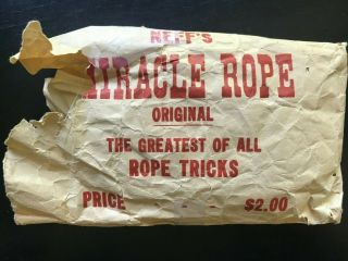 Neff ' s Miracle Rope by Abbott ' s Magic Mfg.  Co.  - vintage magic trick - Bill Neff 2