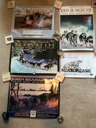 John Beargrease Sled Dog Marathon Posters - Group Of 5
