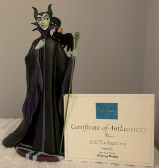 Wdcc Sleeping Beauty “evil Enchantress” Maleficent 40th Anniversary Mib W/