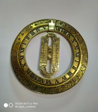 Vintage Brass Perpetual Calendar - Portugal Manufacture