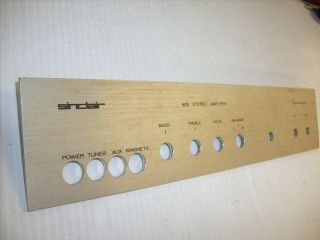 Sinclair Audio 605 Stereo Amplifier - Faceplate,  Made In England