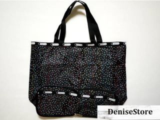Japan Lesportsac Stardust Style 1 Pocketable Eco Tote Shoulder Bag Rare Limited