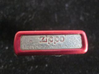 2005 ZIPPO Cigarette lighter old vintage rare cigar H 05 RED 4