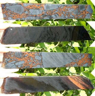4 240 - 300mm Natural Obsidian Preforms Slabs Slab For Knapping Knife Arrowhead