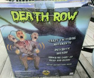 Death Row Animated Prop | Spirit halloween Prop RARE NEEDS TO BE REPAIRED 5