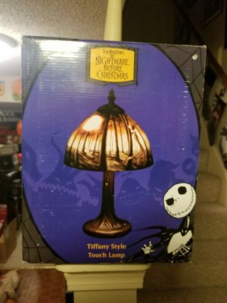 Nightmare Before Christmas Tiffany Lamp Complete