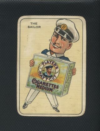 Vintage Swap/playing Game Card Players Navy Cut Cigarettes Medium - The Sailor