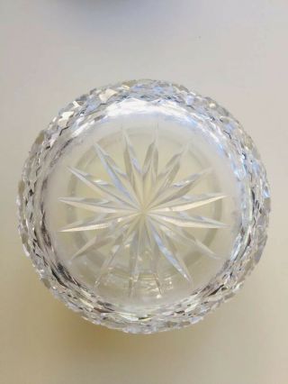 Victorian Sterling Silver Lid Glass Dresser Jar 6