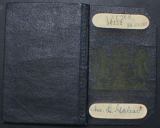 1950,  Colonial Malta,  Not Us Passport,  Expired M207