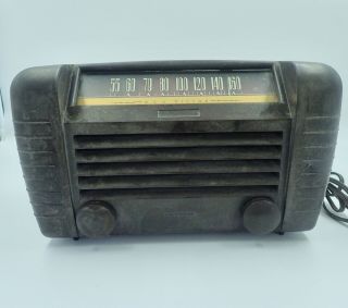 Vintage Rca Victor Tube Am Radio Model 65x1 Superheterodyne From1946