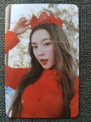 Red Velvet Irene 1 Official Photocard Peek - A - Boo 2nd Album Perfect Velvet 아이린