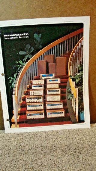 1971 Marantz Stereophonic Receivers 8 Page Booklet With Specs