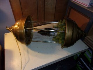 Vintage Oil Rain Lamp With Water Wheel