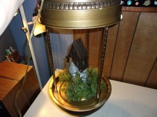 Vintage Oil Rain Lamp with Water Wheel 3