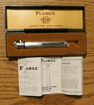 Vintage Flamex Pipe Lighter In The Box, .