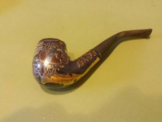 Tobacco pipe Sterling.  old? vintage? Aztec? Rare? 4