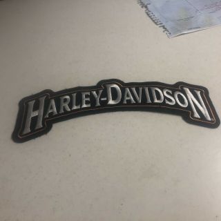 Harley Davidson Top Rocker Patch 11 3/4 X 2 3/4