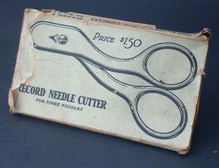Antique Needle Cutter For Fibre Needles Victrola Records