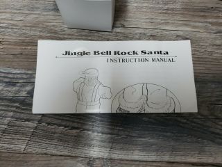 1998 1st Edition Rock & Roll Christmas Jingle Bell Rock Dancing SANTA CLAUS Box 8