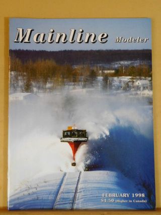 Mainline Modeler 1998 February Rail Transfer Soo Roundhouse 60 