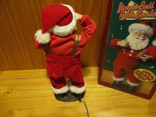 1998 First Edition Rock & Roll Christmas Jingle Bell Dancing Santa Claus 6