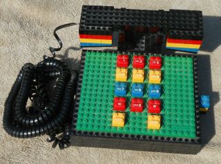 Tyco Lego Telephone Vintage 80s Great
