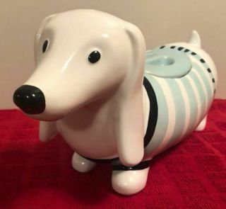 Adorable Threshold Dachshund Weiner Dog Cookie Jar Dog Treat Candy Jar