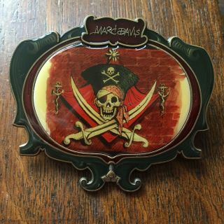 Disney Wdi Marc Davis Pirates Of The Caribbean Pirate Skull Crossed Swords Pin