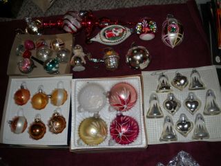 33 Vintage Christmas Ornaments Tree Topper Hand Crafted Kurt Adler West Germany