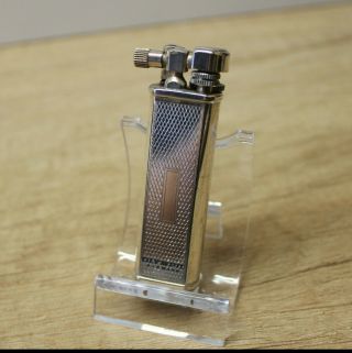 Rare - Lift Arm Lighter By Hadson - Silver Plat - Aristotelis Onasis  Olympic Airways "