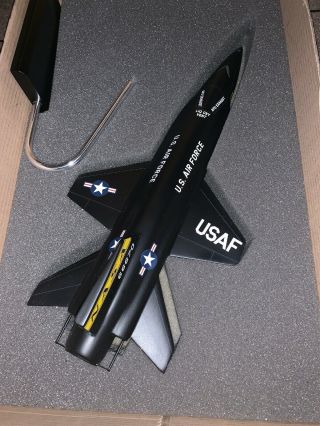 Nasa Usaf North American X - 15 Desk Display Rocket Plane 1/32 Model Es Airplane