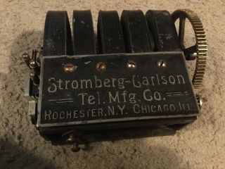 Vintage Stromberg Carlson 4 Bar Magneto Generator Telephone Heavy