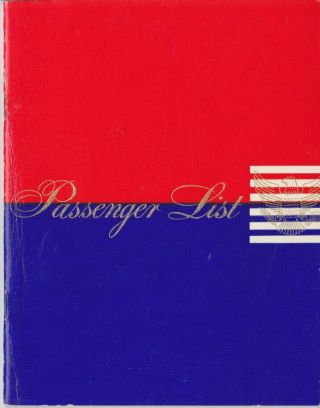1954 Passenger List Ss United States Lines D.  R.  Dictator Generalissimo Trujillo