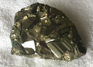 Gorgeous Pyrite Crystal Cluster Mineral Specimen Fools Gold 1,  129.  45 Grams 2.  5lb 2