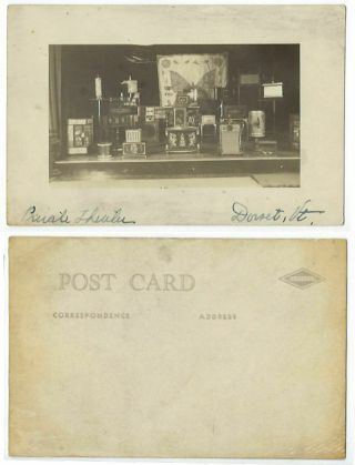 Victor Barbour Postcard - Private Theatre - Ca - 1920s/30s - P&l & Thayer - Horizontal - Pp