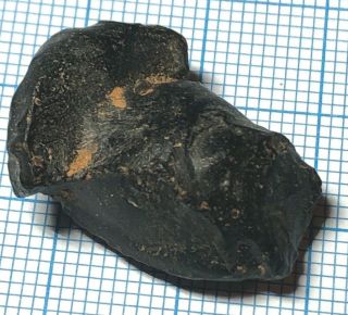 Australite 29: Australian Tektite From Meteorite Impact,  Button Remnant 5.  7g